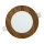 LED Recessed light CIRCLE LED/6W/230V 4200K d. 11,8 cm brown