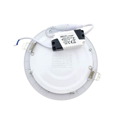 LED Recessed light CIRCLE LED/9W/230V 6500K d. 14,5 cm white