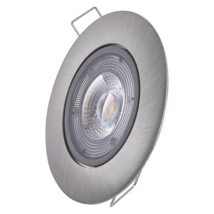 LED Recessed light LED/5W/230V 3000 K silver