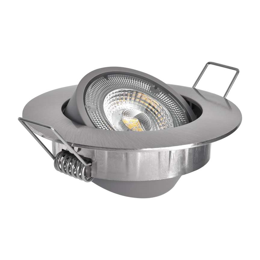 LED Recessed light LED/5W/230V 3000 K silver