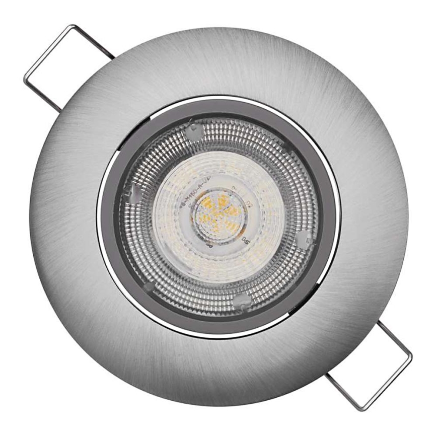 LED Recessed light EXCLUSIVE 1xLED/5W/230V 4000 K silver