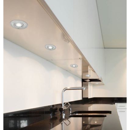 LED Recessed light EYE 1xGU10/50W + LED/3W/230V
