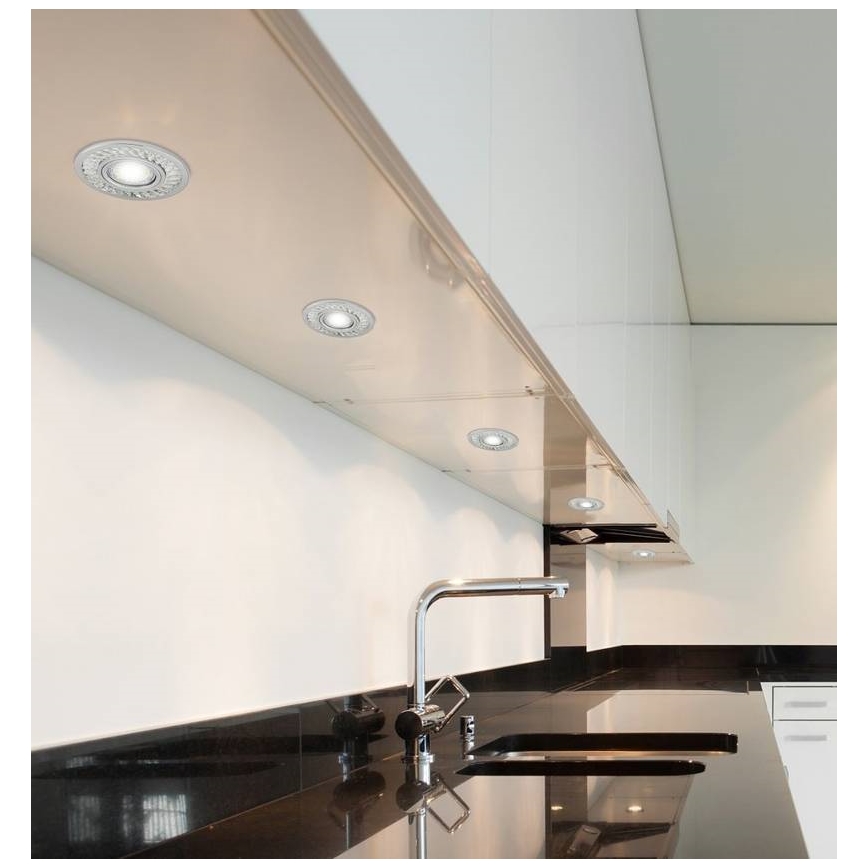 LED Recessed light EYE 1xGU10/50W + LED/3W/230V