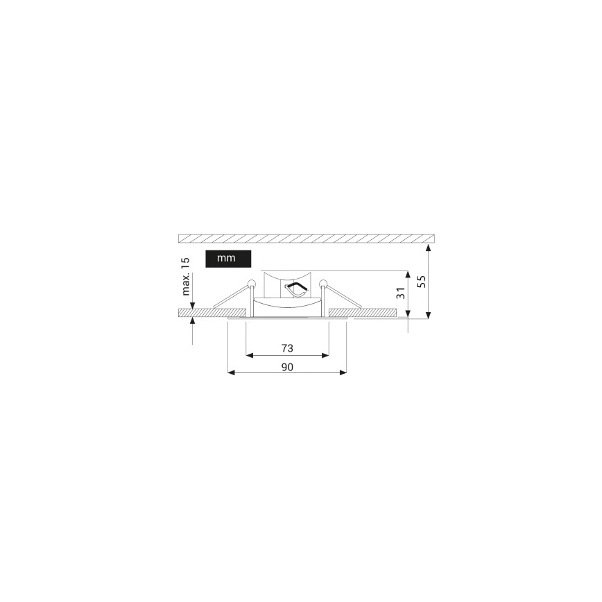 LED Recessed light EYE LED/5W/230V 3000K