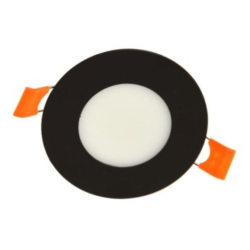 LED Recessed light GERD LED/3W/230V 4000K black