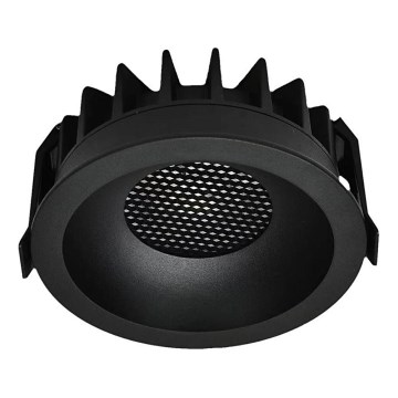 LED Recessed light LED/12W/230V 3000/4000/6400K ø 8,6 cm black