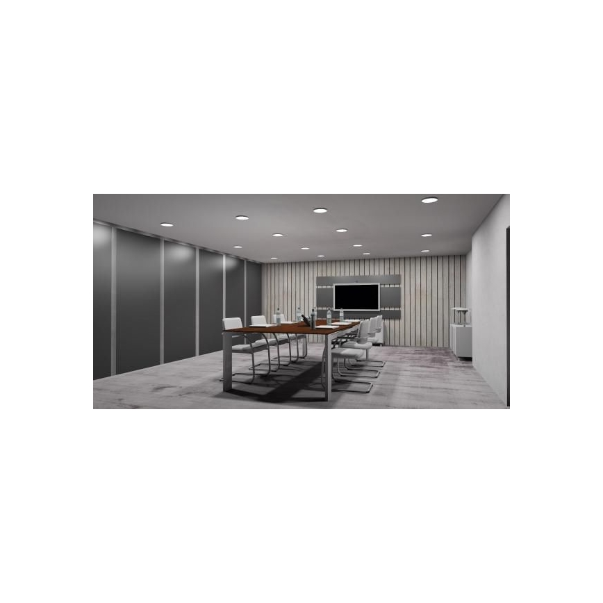 LED Recessed light LED/12W/230V IP40