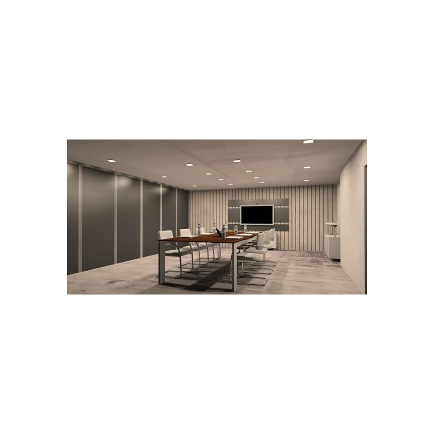LED Recessed light LED/12W/230V IP40