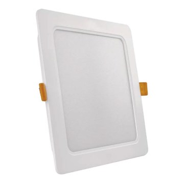 LED Recessed light LED/18W/230V 17x17 cm white