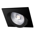 LED Recessed light LED/18W/230V 3000K 11,5x11,5 cm black