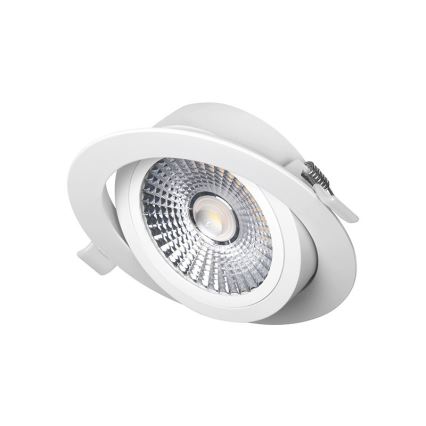LED Recessed light LED/18W/230V 4000K d. 11,5 cm white