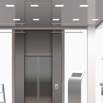 LED Recessed light LED/24W/230V 29,5x29,5 cm 6500K white