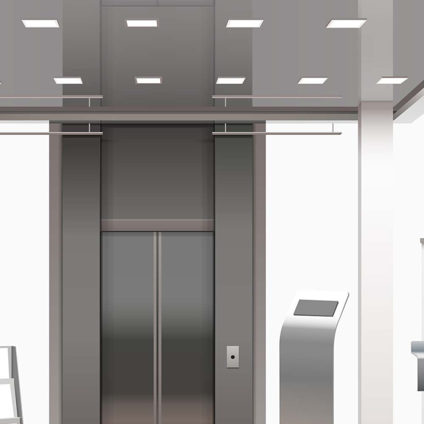 LED Recessed light LED/24W/230V 29,5x29,5 cm 6500K white