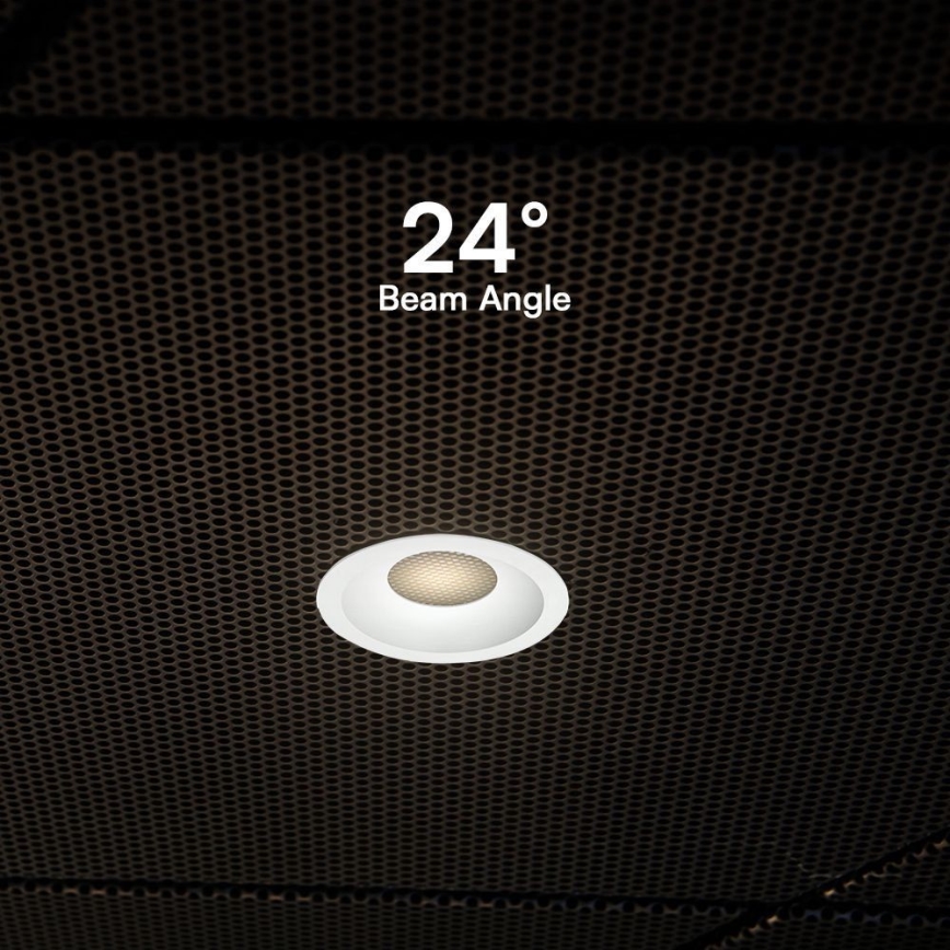 LED Recessed light LED/24W/230V 3000/4000/6400K ø 13,5 cm white