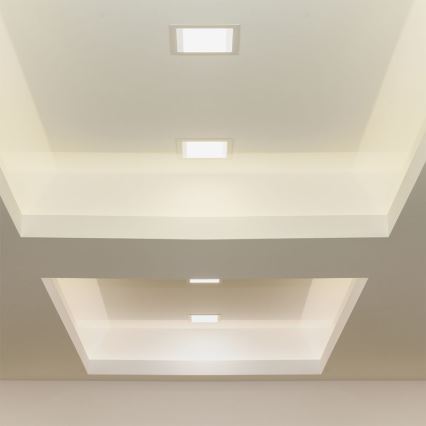 LED Recessed light LED/6W/230V 12x12 cm 4000K white