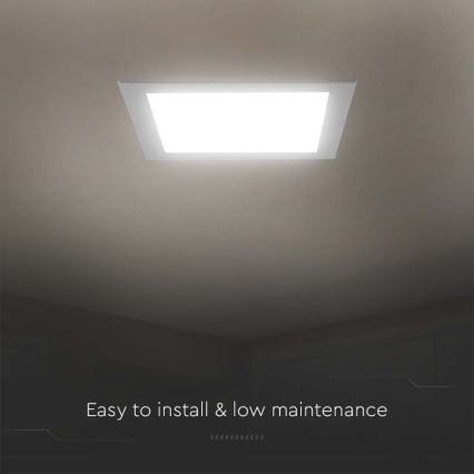 LED Recessed light LED/6W/230V 12x12 cm 4000K white