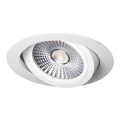 LED Recessed light LED/6W/230V 3000K d. 8,5 cm white