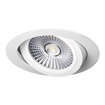 LED Recessed light LED/6W/230V 3000K d. 8,5 cm white