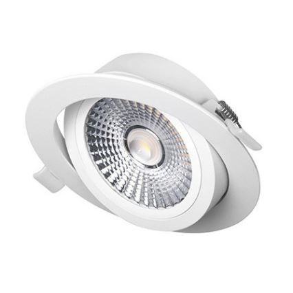 LED Recessed light LED/6W/230V 3000K d. 8,5 cm white