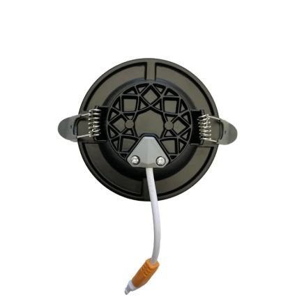 LED Recessed light LED/7,5W/230V 4000K black/gold