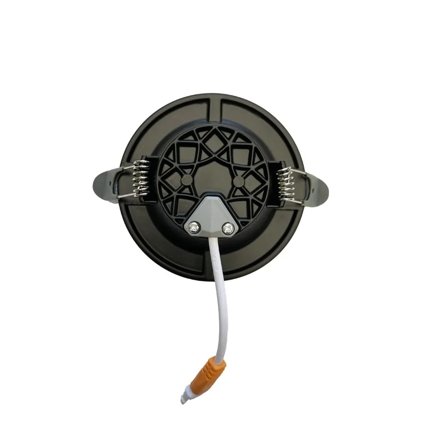 LED Recessed light LED/7,5W/230V 4000K black/gold