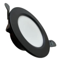 LED Recessed light LED/7,5W/230V 4000K black