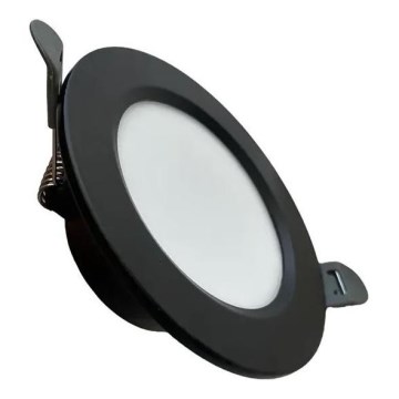 LED Recessed light LED/7,5W/230V 4000K black