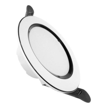 LED Recessed light LED/7,5W/230V 4000K white/black
