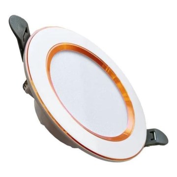LED Recessed light LED/7,5W/230V 4000K white/gold