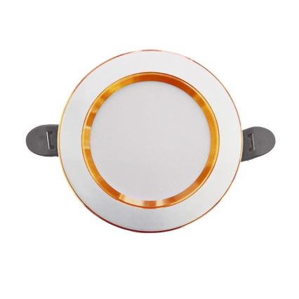 LED Recessed light LED/7,5W/230V 4000K white/gold