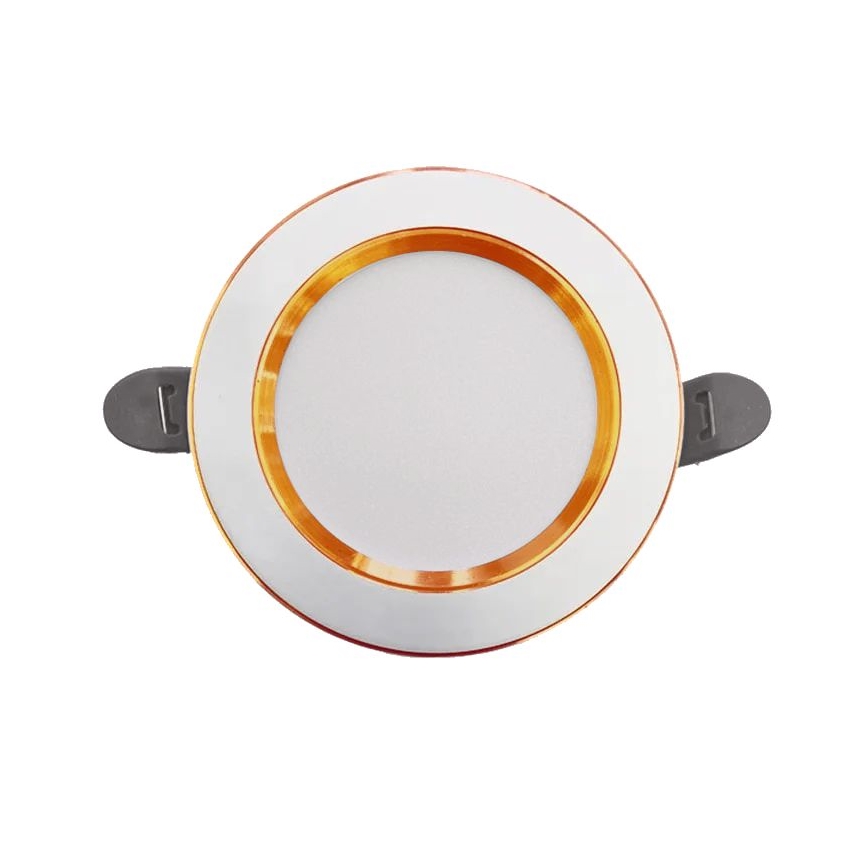 LED Recessed light LED/7,5W/230V 4000K white/gold