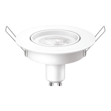 LED Recessed light Philips 1xGU10/4,7W/230V 2700K