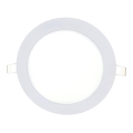 LED Recessed light QTEC LED/15W/230V 4200K d. 18,8 cm