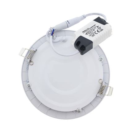 LED Recessed light QTEC LED/15W/230V 4200K d. 18,8 cm