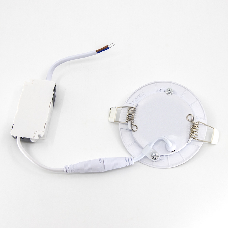 LED Recessed light QTEC LED/3W/230V 4200K d. 8,3 cm