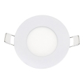 LED Recessed light QTEC LED/3W/230V 6500K d. 8,3 cm