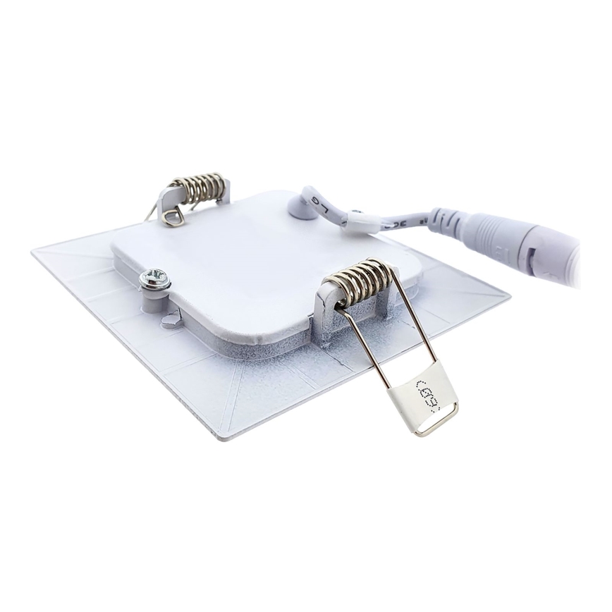 LED Recessed light QTEC LED/3W/230V 6500K 8,3x8,3 cm