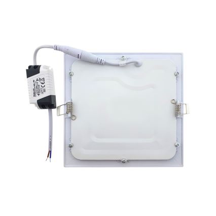 LED Recessed light QTEC LED/9W/230V 6500K 14,6x14,6 cm