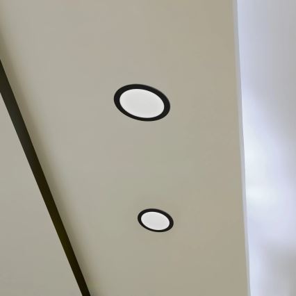 LED Recessed light RIGEL LED/14W/230V 4000K d. 22 cm black