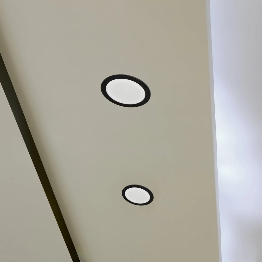 LED Recessed light RIGEL LED/14W/230V 4000K d. 22 cm black