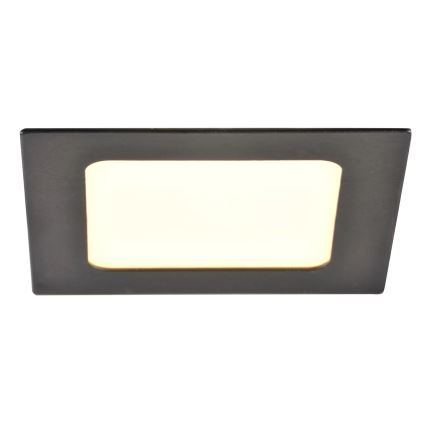 LED Recessed light RIGEL LED/4,8W/230V 4000K 11,8x11,8 cm black