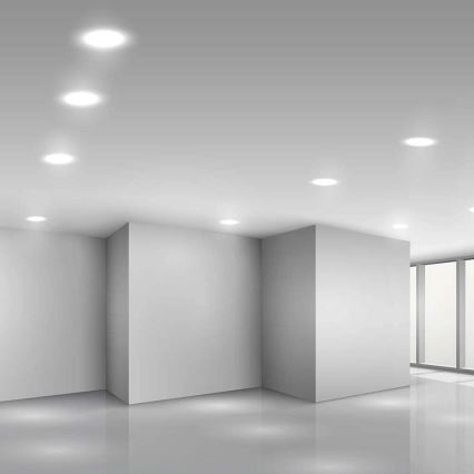 LED Recessed light SAMSUNG CHIP LED/3W/230V 6500K d. 9,5 cm white