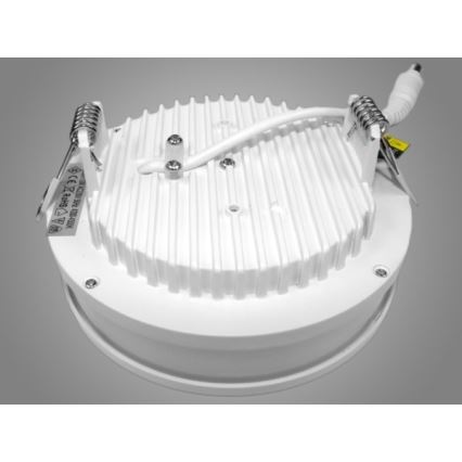 LED Recessed light SLATER LED/12W/230V 4500K d. 12 cm
