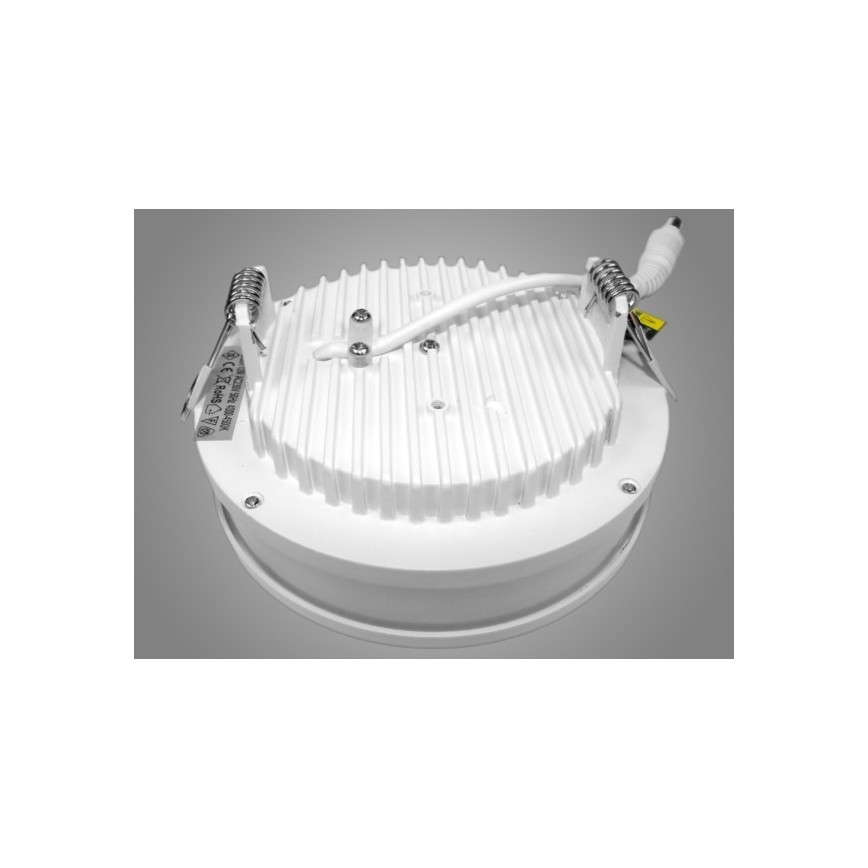 LED Recessed light SLATER LED/12W/230V 4500K d. 12 cm