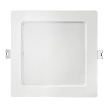 LED Recessed light SQUARE LED/12W/230V 4000K 17x17 cm white