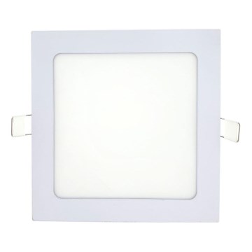 LED Recessed light SQUARE LED/12W/230V 4200K 16,8x16,8 cm white
