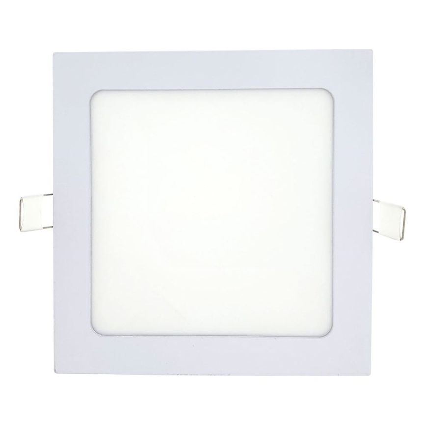 LED Recessed light SQUARE LED/12W/230V 4200K 16,8x16,8 cm white
