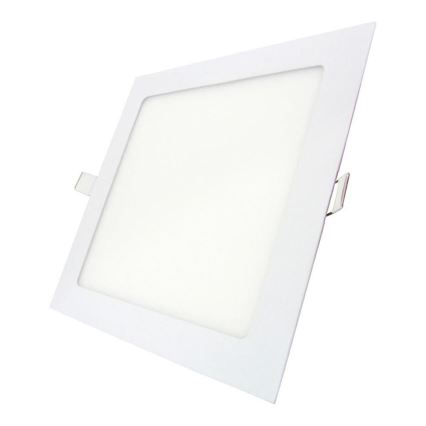 LED Recessed light SQUARE LED/12W/230V 4200K 16,8x16,8 cm white