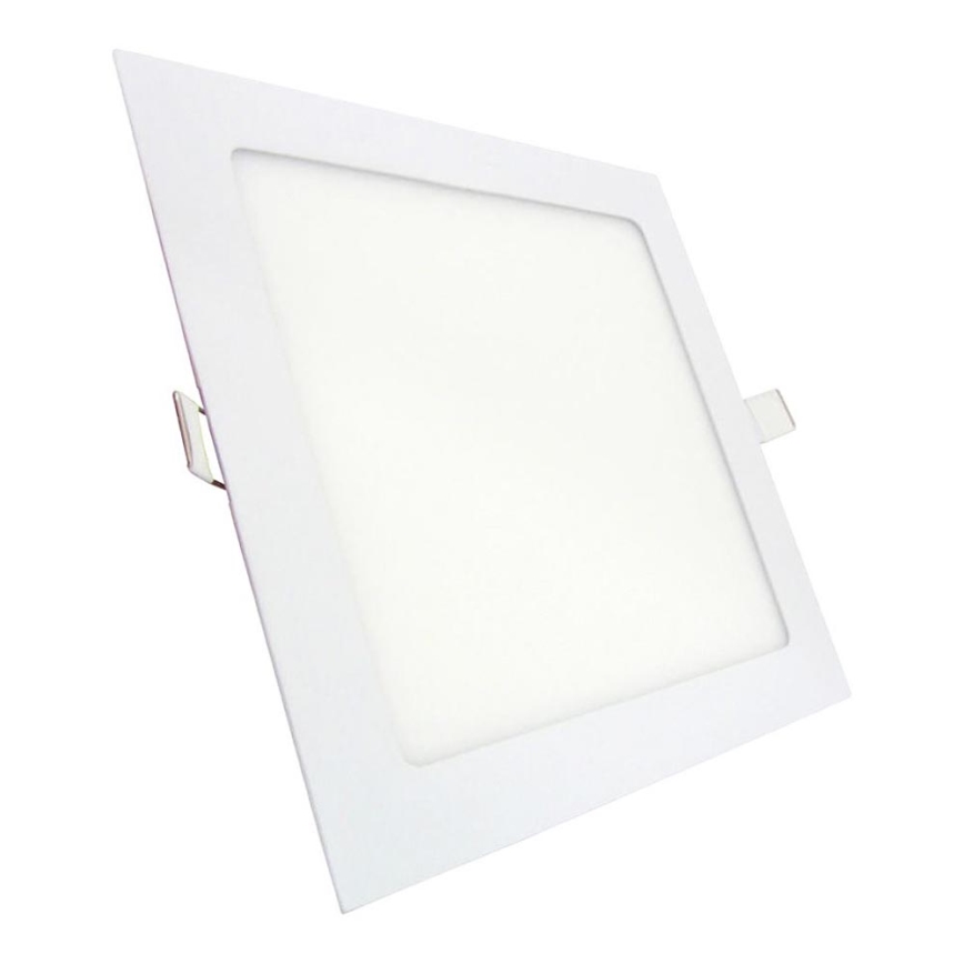 LED Recessed light SQUARE LED/12W/230V 4200K 16,8x16,8 cm white
