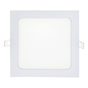 LED Recessed light SQUARE LED/15W/230V 4200K 18,8x18,8 cm white
